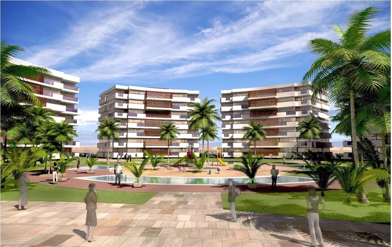 Rue de la Mer Méditerranée — projection render 2